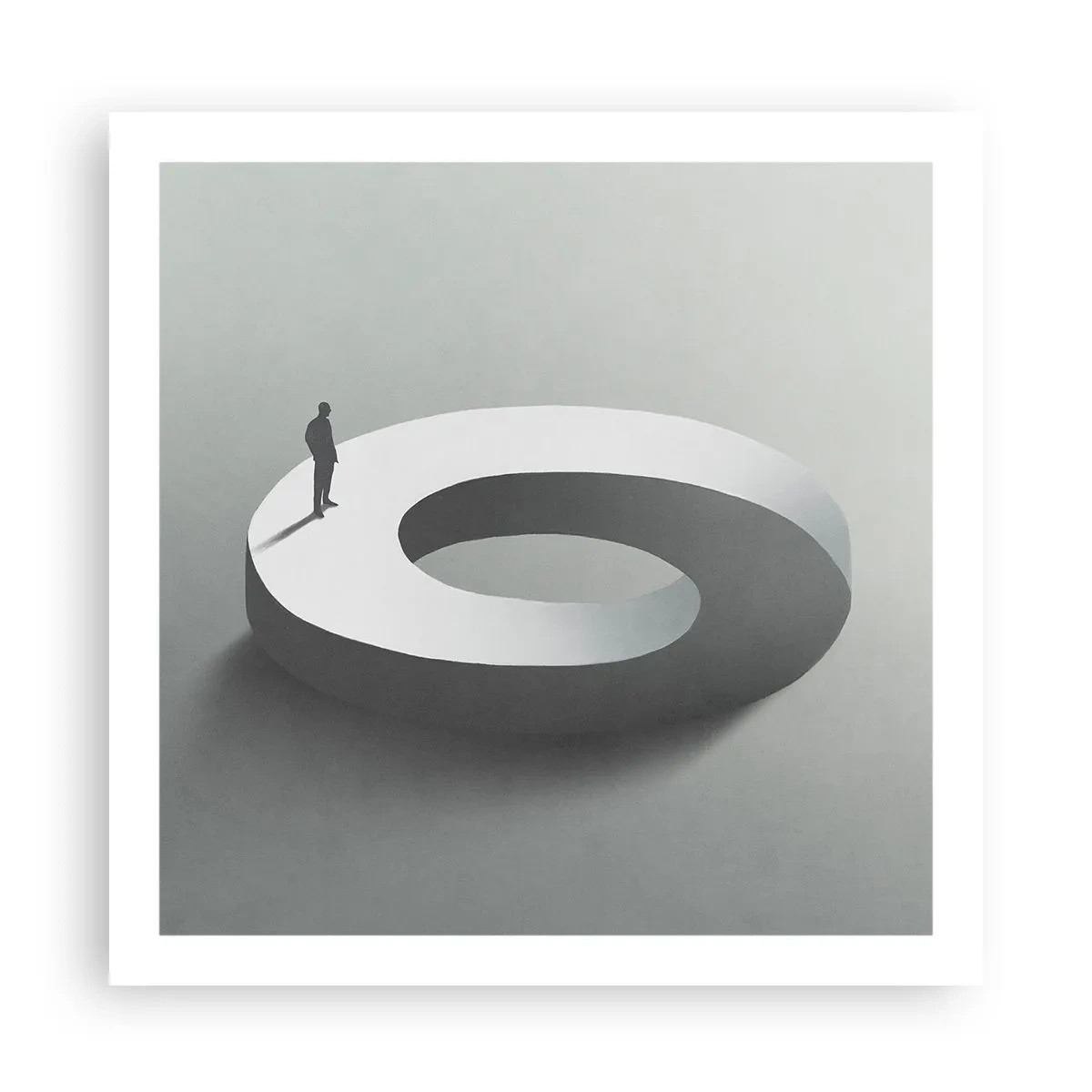 Poster - Und wie soll man davon klug werden - 60x60 cm