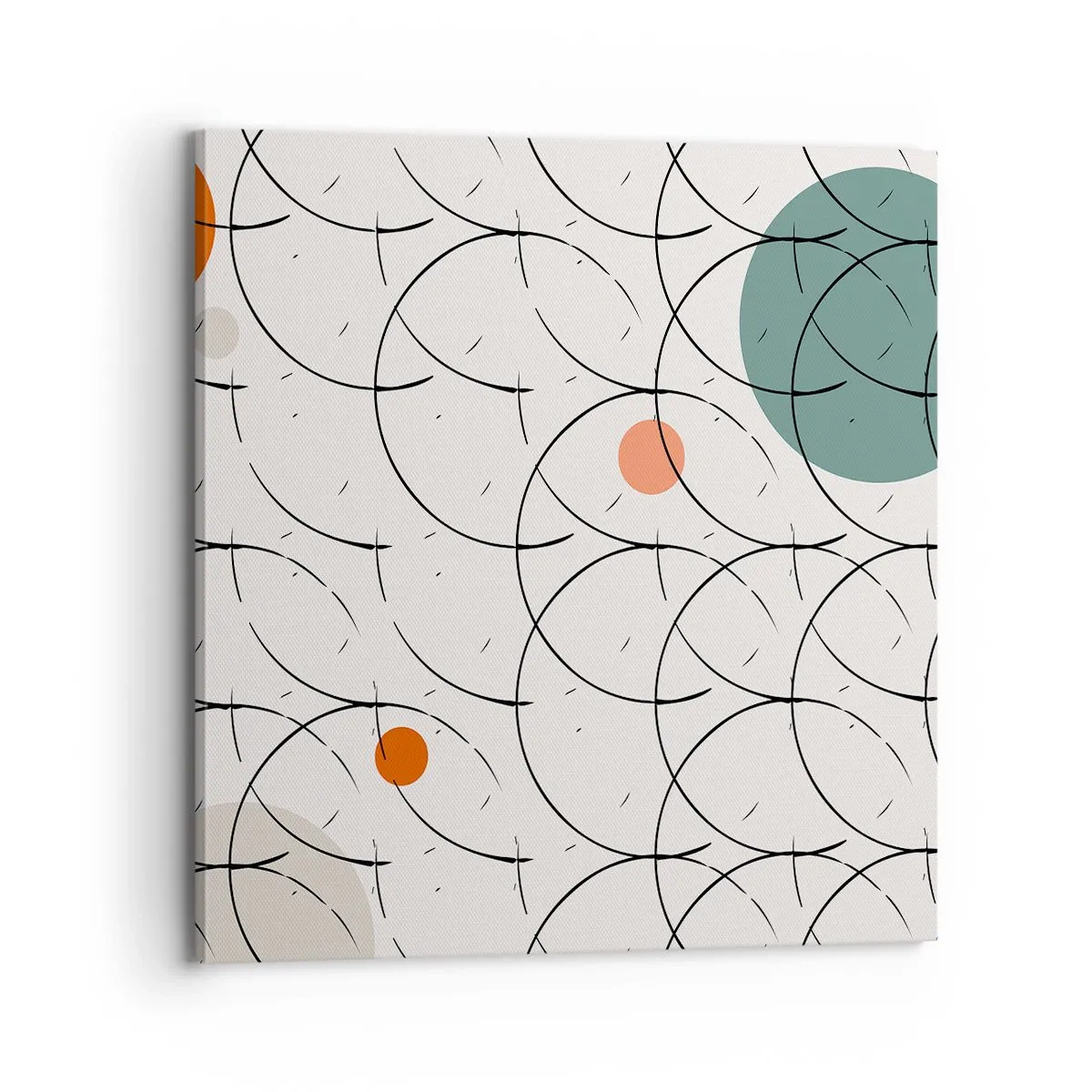 Bild auf Leinwand - Leinwandbild - Im Pop-Art-Geist - 70x70 cm