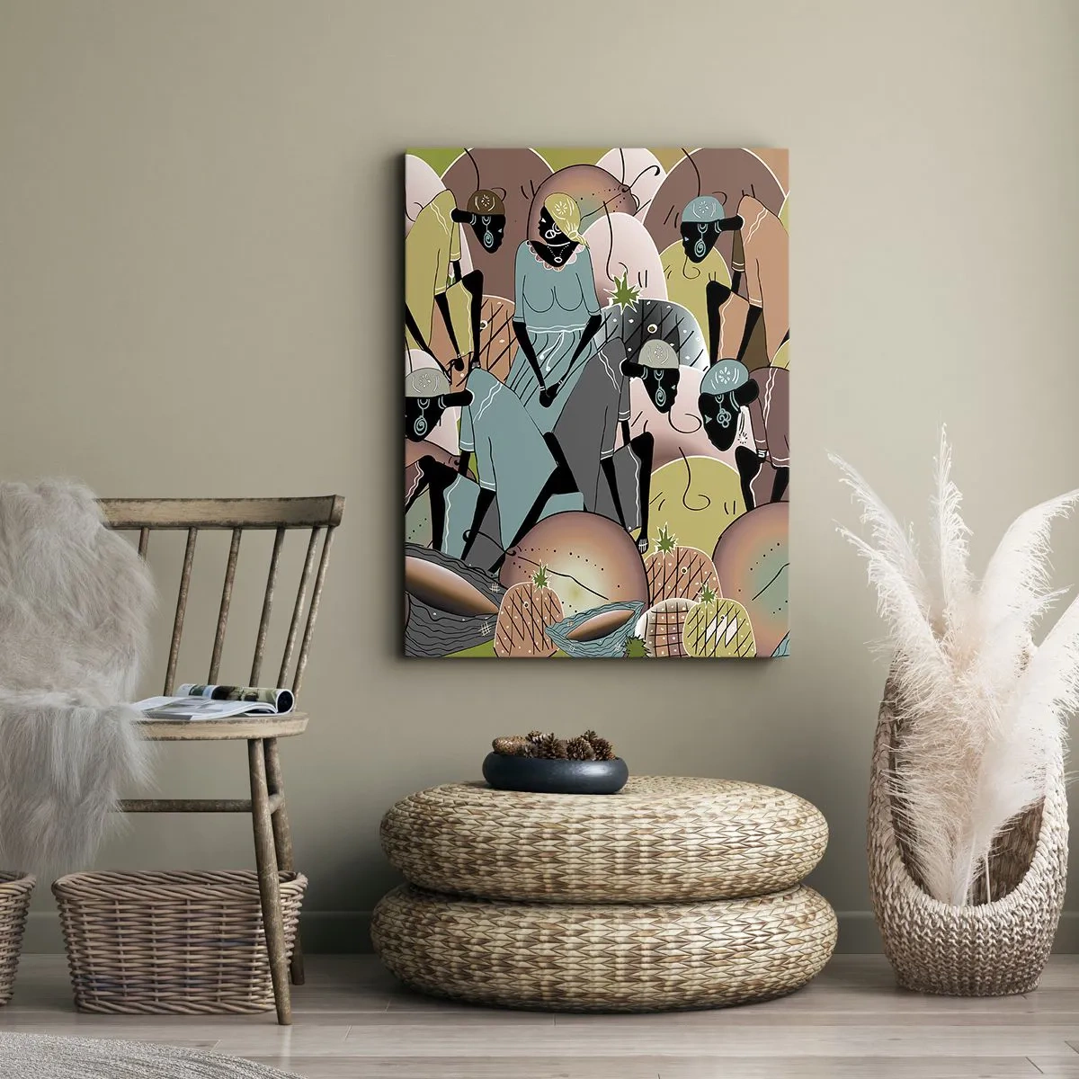 Bild auf Leinwand - Leinwandbild - Ein toller Urlaub steht bevor - 45x80 cm