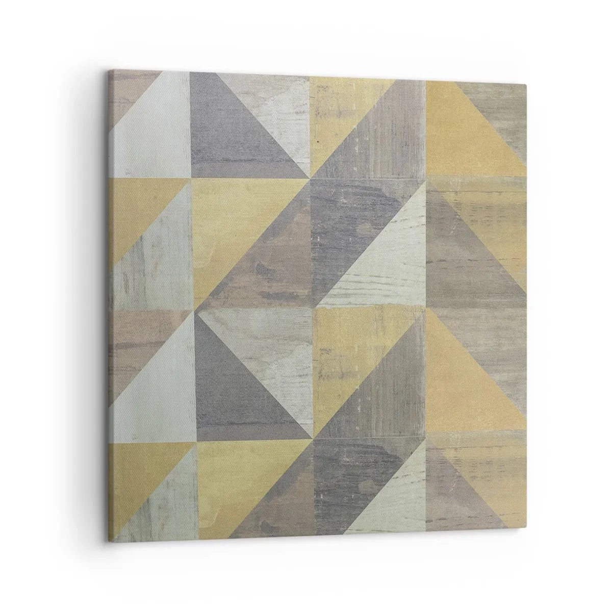 Bild auf Leinwand - Leinwandbild - Am Winkel des Dreiecks - 50x50 cm