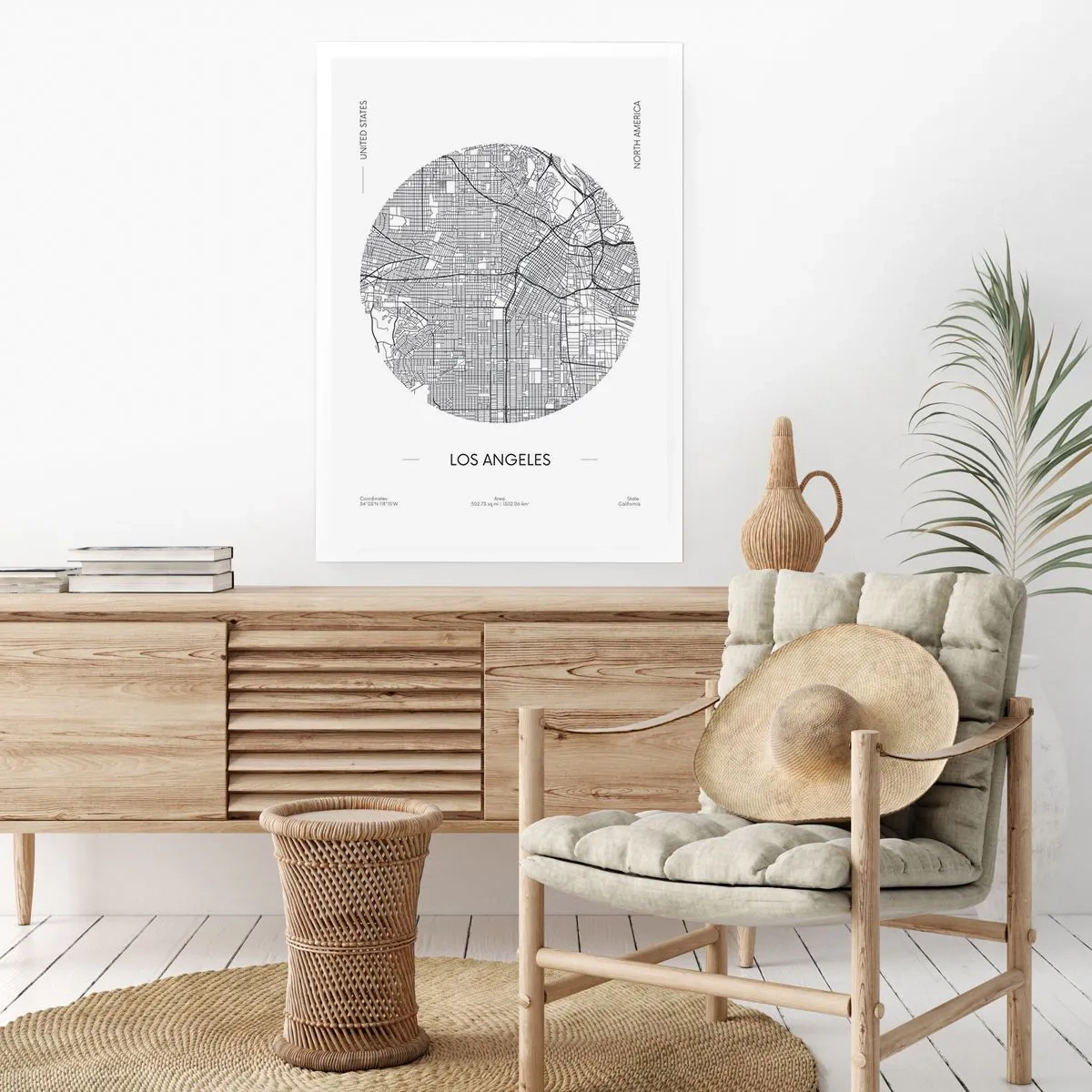 Poster - Anatomie von Los Angeles - 61x91 cm