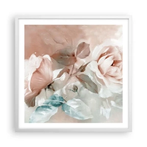 Poster in einem weißen Rahmen - Geist der Romantik - 60x60 cm