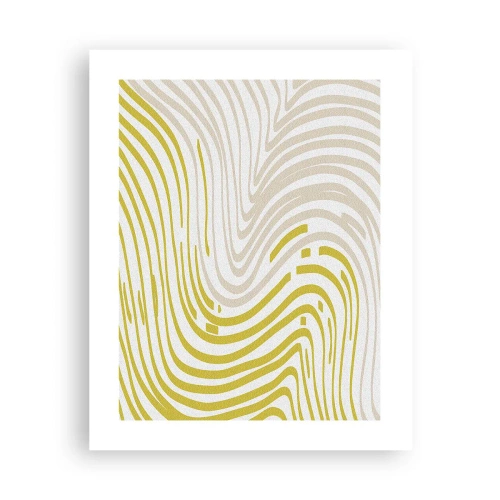 Poster - Komposition mit sanfter Biegung - 40x50 cm