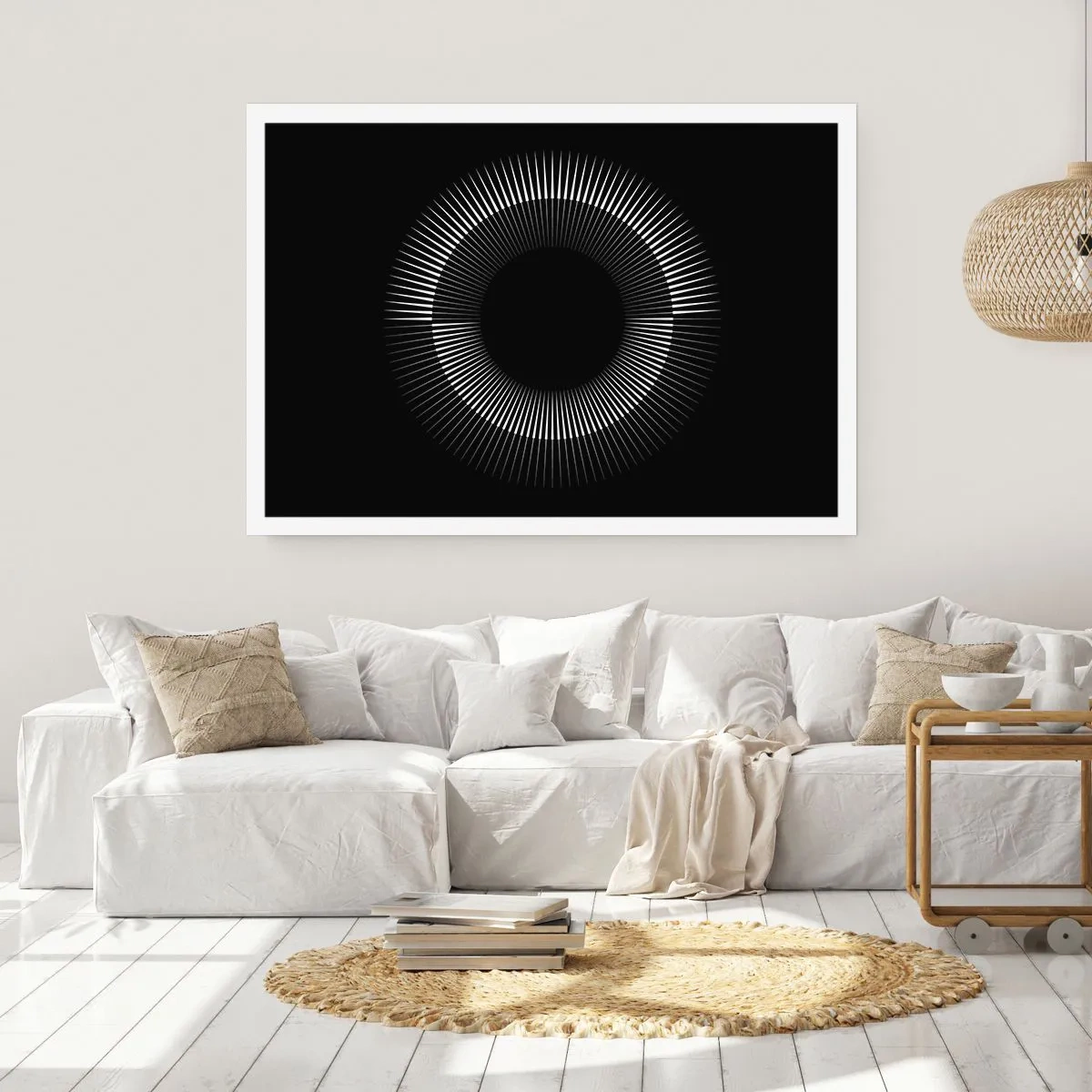 Poster - Schwarze Sonne - 50x40 cm