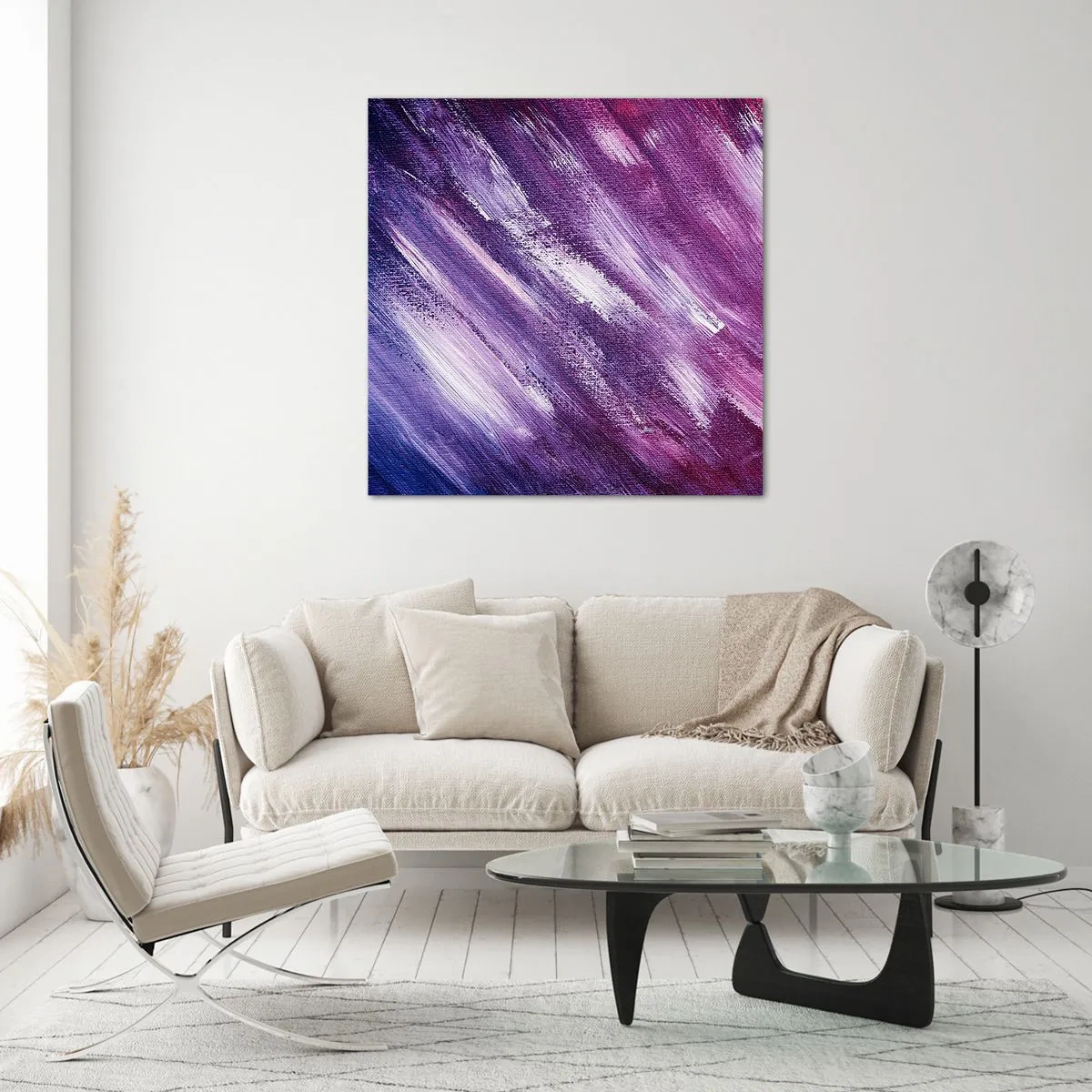 Glasbild - Bild auf glas - Wenn der sonnige Wind weht - 50x50 cm