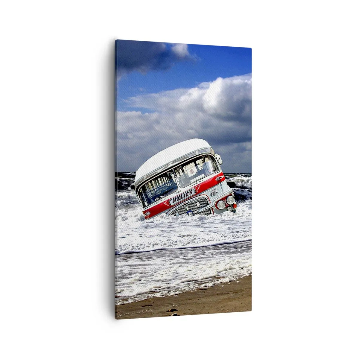 Bild auf Leinwand - Leinwandbild - Und was stehst du so erstaunt? - 55x100 cm