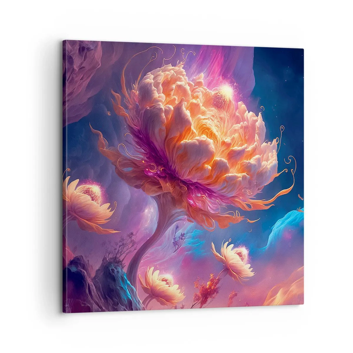 Bild auf Leinwand - Leinwandbild - Andere Welt - 60x60 cm