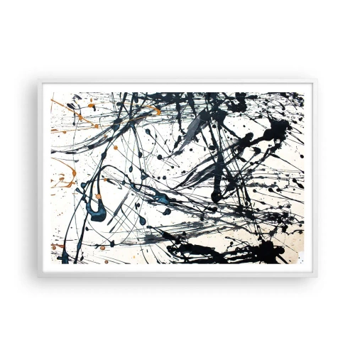 Poster in einem weißen Rahmen - Sinn machen oder keinen Sinn machen? - 100x70 cm