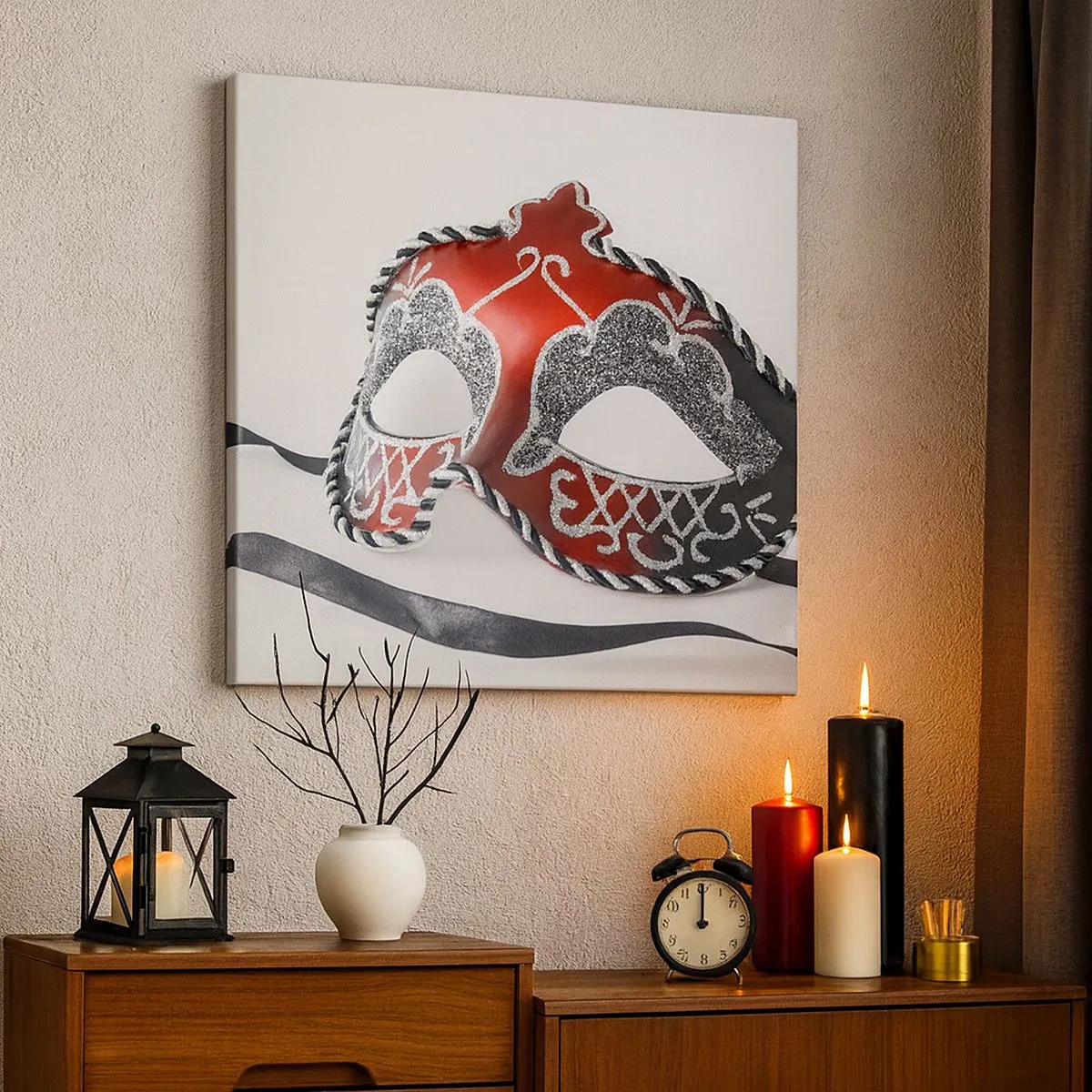 Bild auf Leinwand - Leinwandbild - Einladung zum Abschlussball - 30x30 cm