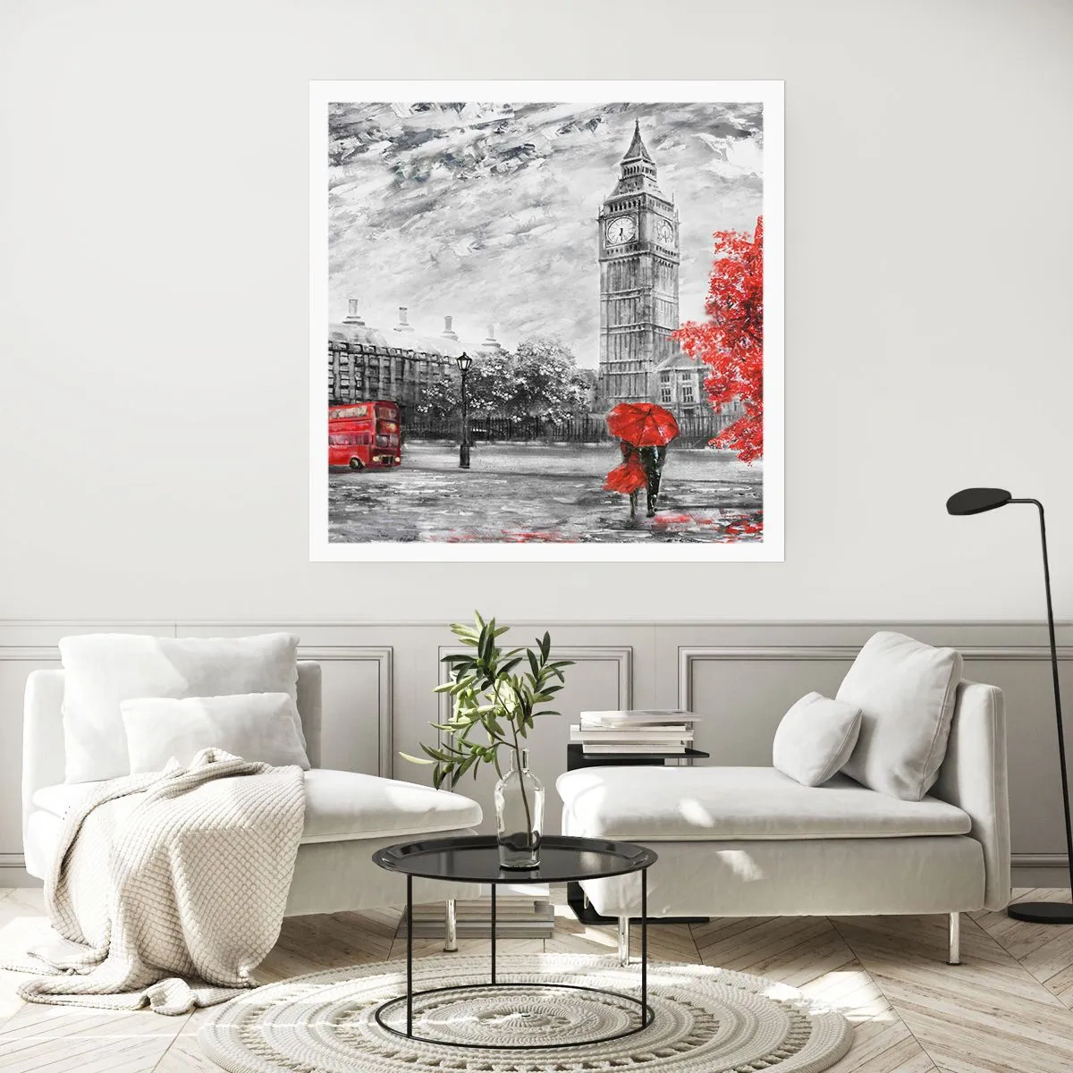 Poster - Ein aufregender Tag - 60x60 cm