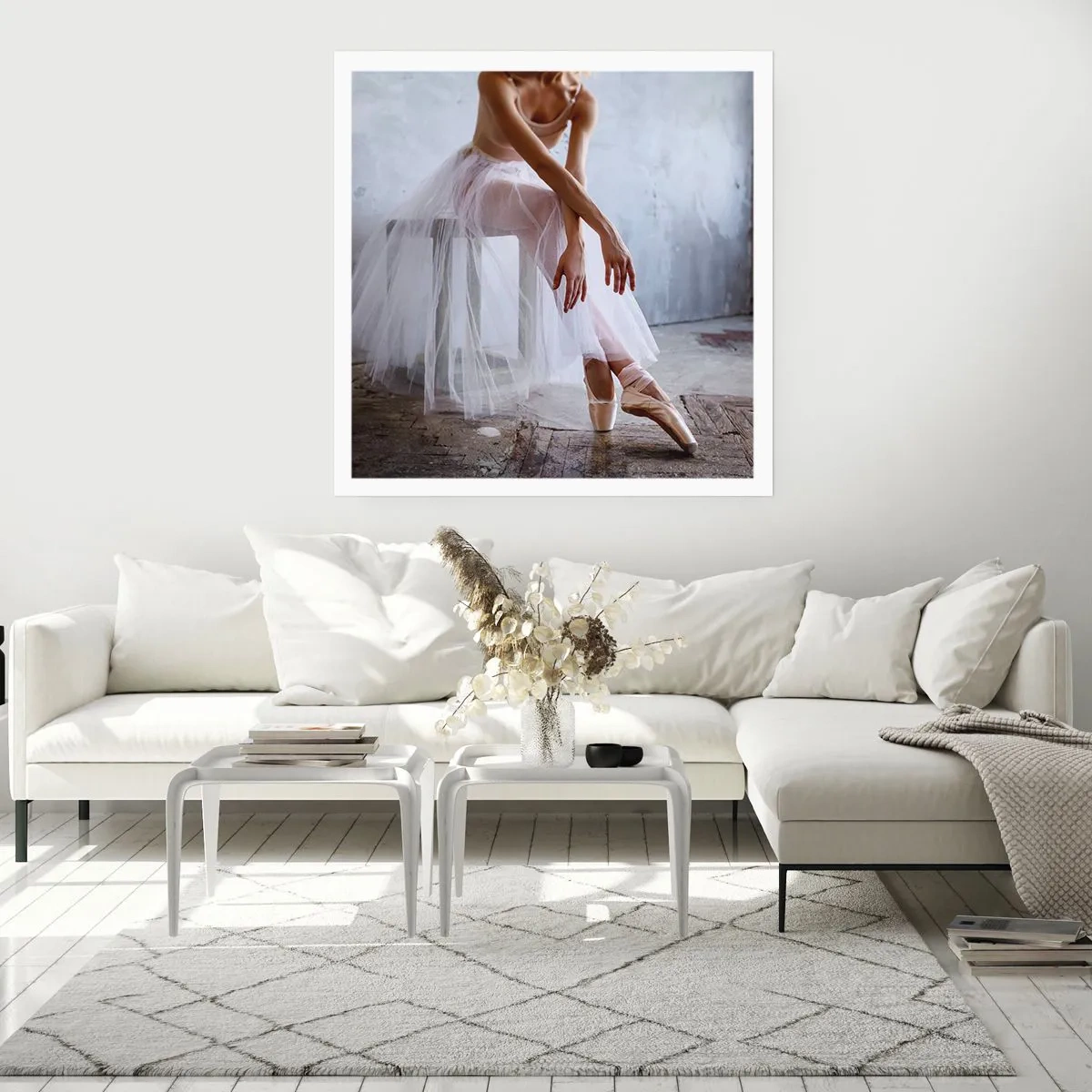 Poster - Bevor die Rampe leuchtet - 30x30 cm