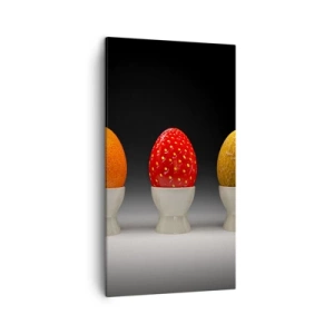 Bild auf Leinwand - Leinwandbild - Obstfrühstück - 45x80 cm