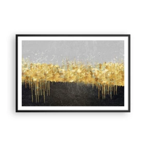 Poster in einem schwarzem Rahmen - Nach innen und nach oben - 91x61 cm