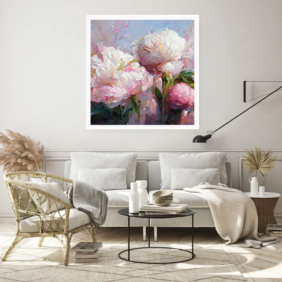 Poster - Strauß voller Leben - 30x30 cm