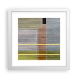 Poster in einem weißen Rahmen - Einfach und ruhig - 30x30 cm