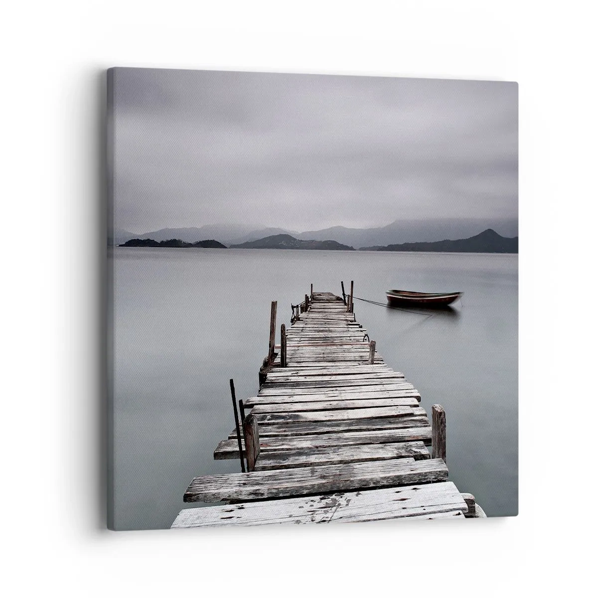 Bild auf Leinwand - Leinwandbild - Du kannst morgen gehen - 40x40 cm