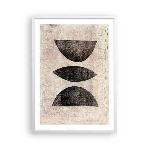 Poster in einem weißen Rahmen - Ethnische Abstraktion - 50x70 cm