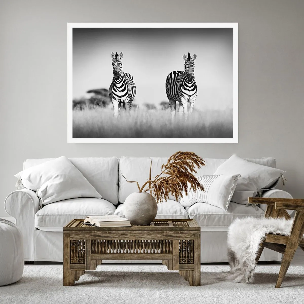 Poster - Die Welt ist doch schwarz-weiß - 50x40 cm