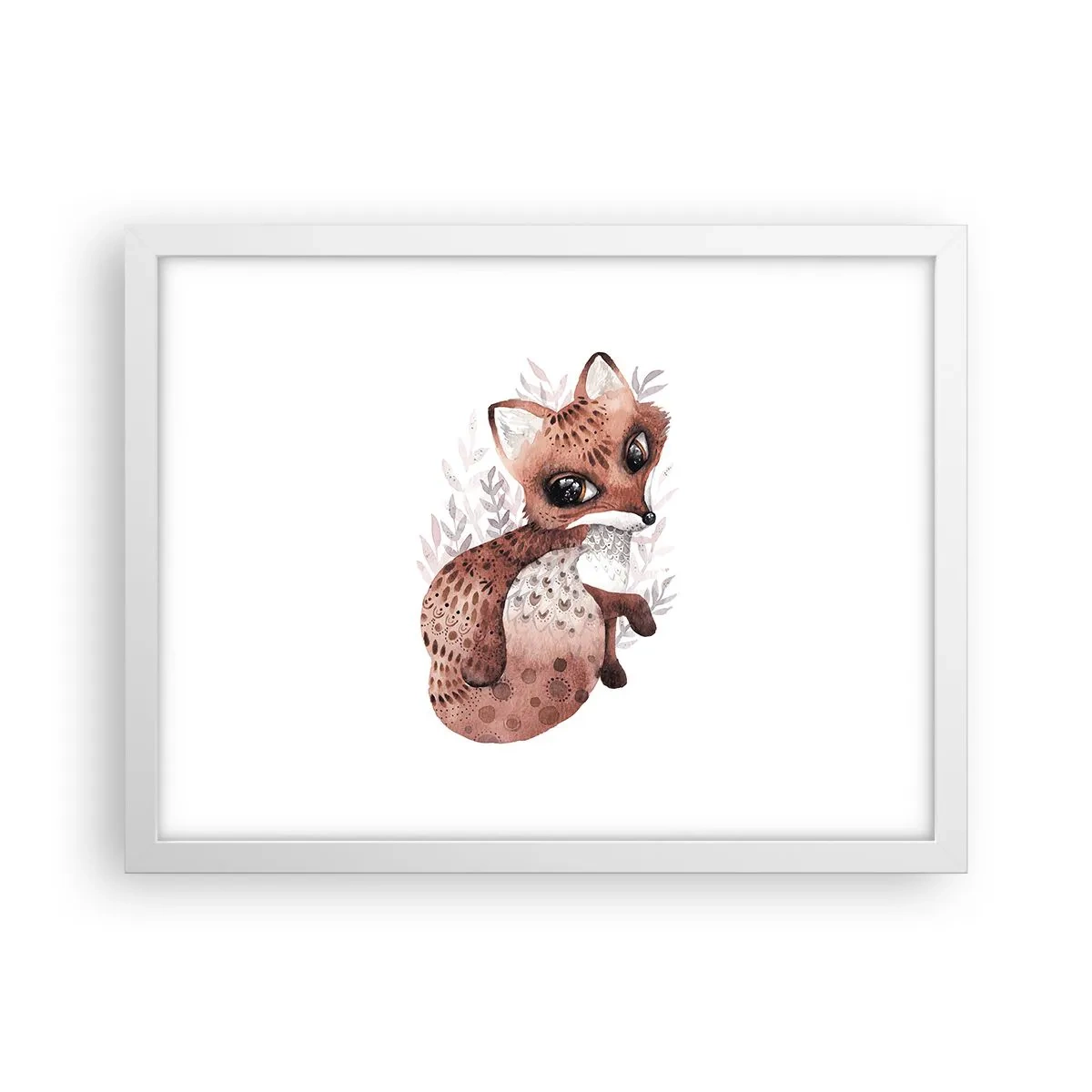 Poster in einem weißen Rahmen - Einfach lieben - 40x30 cm