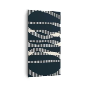 Bild auf Leinwand - Leinwandbild - Ein Versuch, die Dunkelheit zu durchbrechen - 65x120 cm