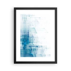 Poster in einem schwarzem Rahmen - Wie der Raum wgeschaffen urde - 30x40 cm