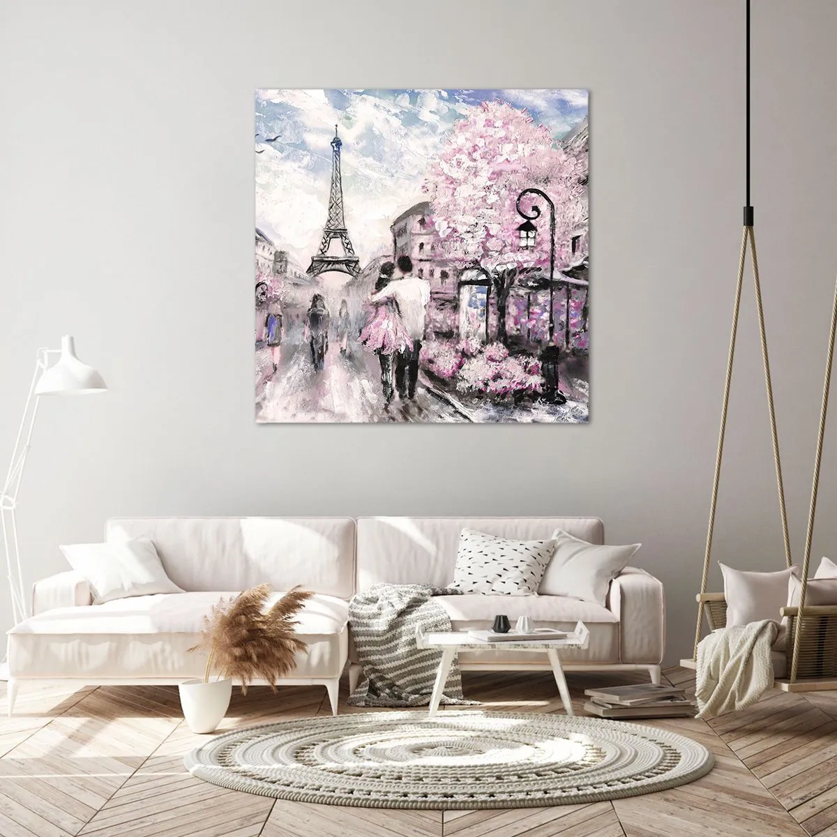 Bild auf Leinwand - Leinwandbild - Wie man sich verlieben kann, ist nur in ... - 70x70 cm