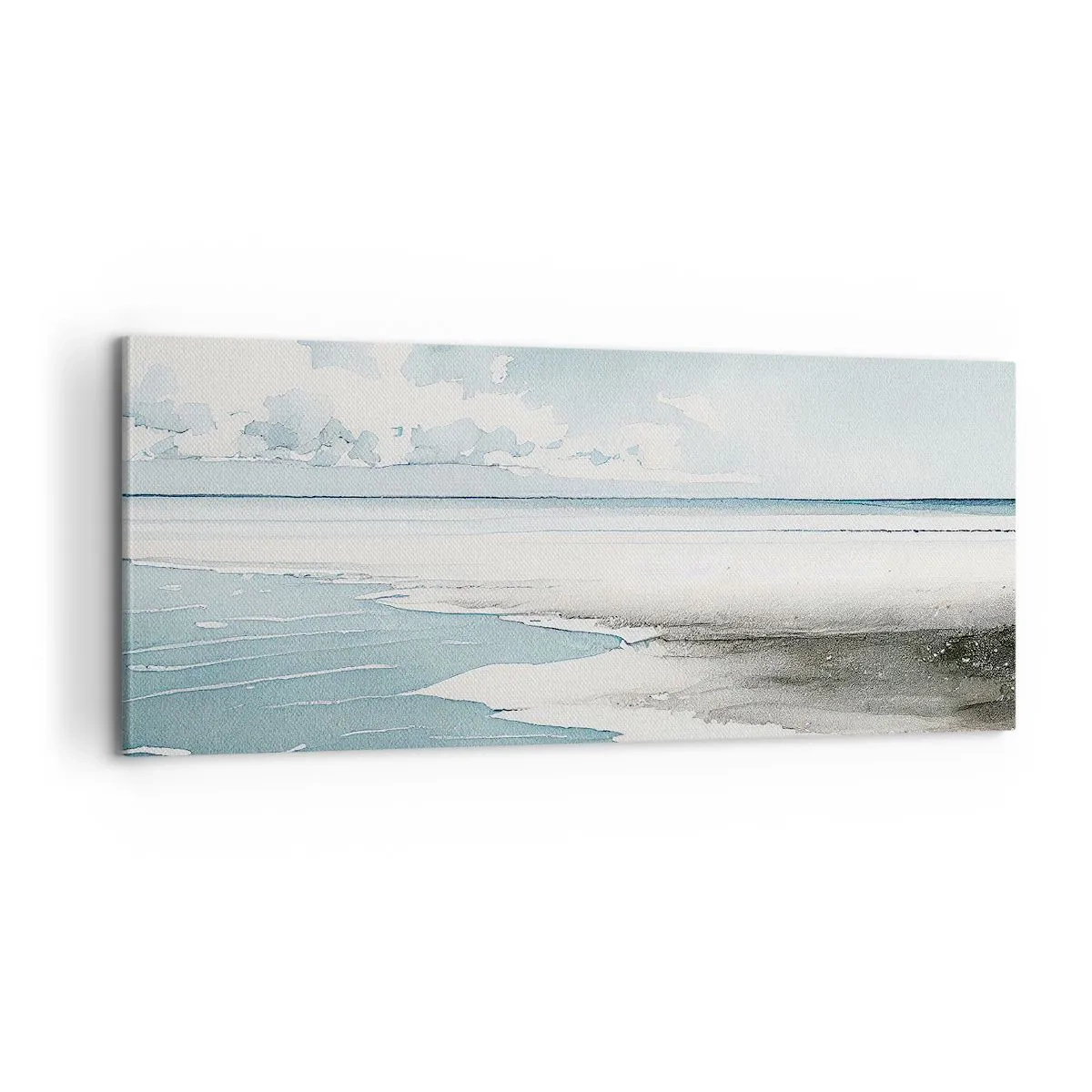 Bild auf Leinwand - Leinwandbild - Sanfte Flut - 100x40 cm