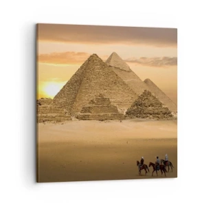 Bild auf Leinwand - Leinwandbild - Seit Tausenden von Jahren keine Veränderung - 60x60 cm