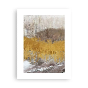 Poster - Goldene Explosion - 30x40 cm