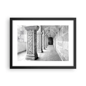 Poster in einem schwarzem Rahmen - Und wo geht’s hin...? - 40x30 cm