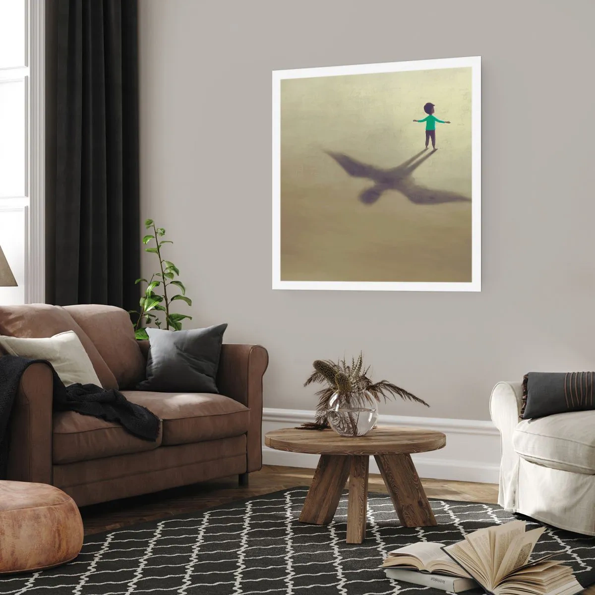 Poster - Der Held der Zukunft - 60x60 cm