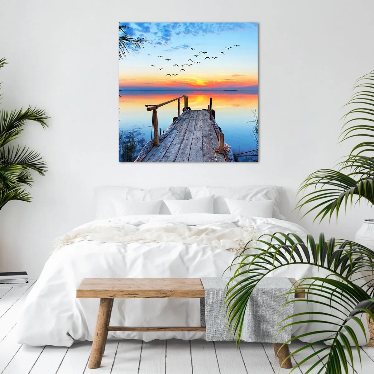 Bild auf Leinwand - Leinwandbild - Es ist Zeit, zurückzukehren ... - 30x30 cm