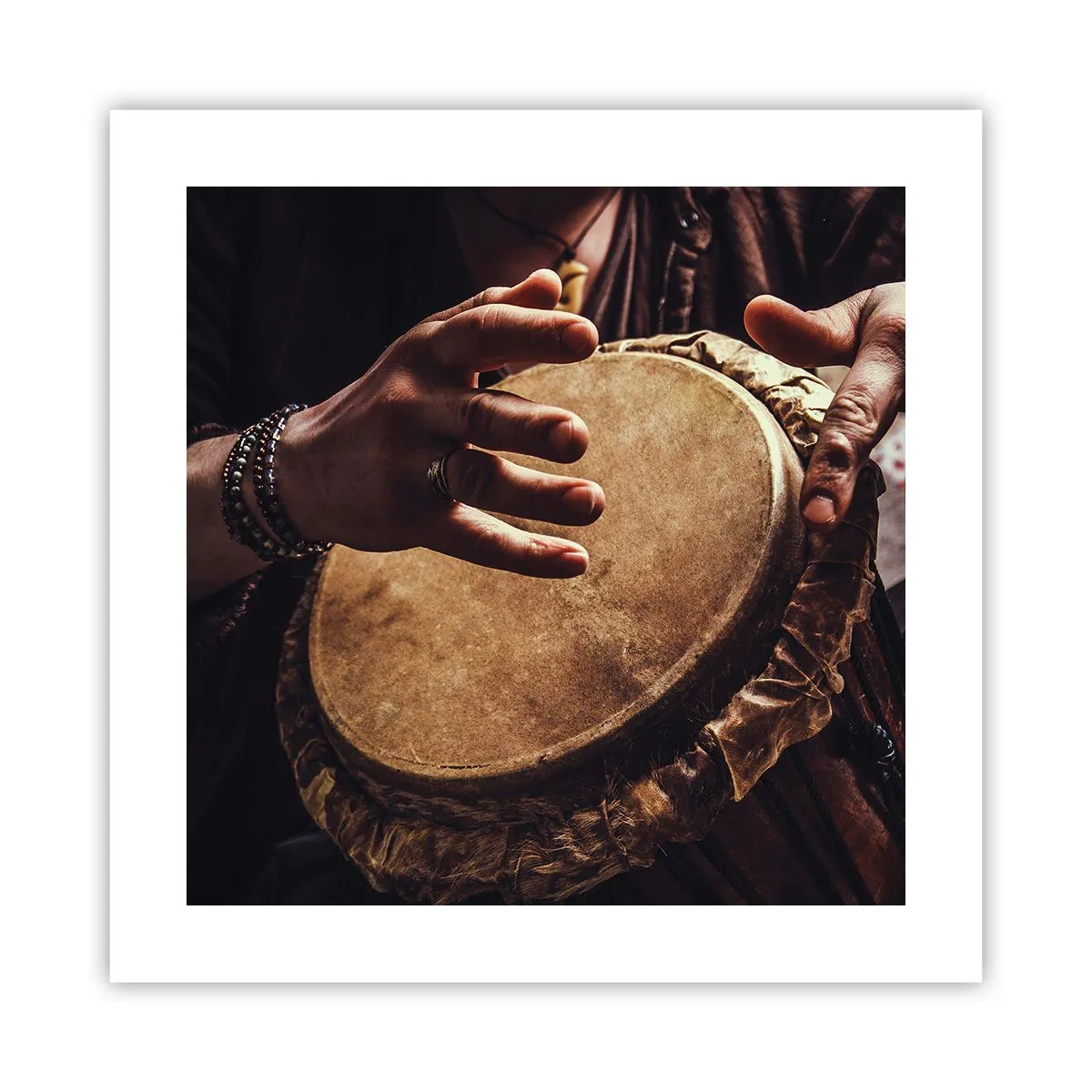 Poster - Im Rhythmus des Herzens - 40x40 cm