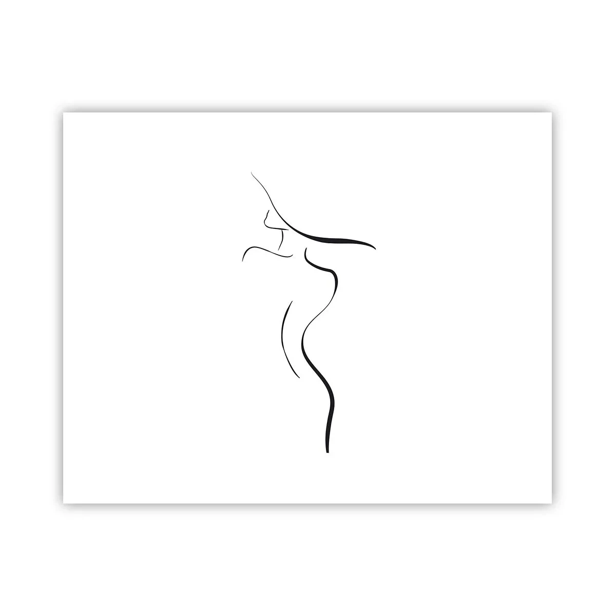 Poster - Flüchtig wie eine Welle - 50x40 cm