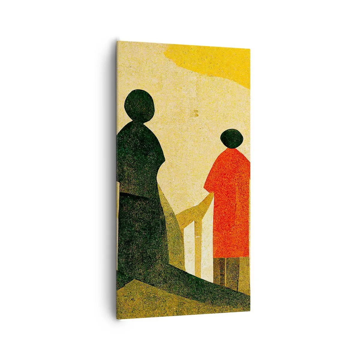 Bild auf Leinwand - Leinwandbild - Es ist noch ein langer Weg - 65x120 cm