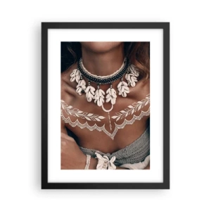 Poster in einem schwarzem Rahmen - Talismane, Rituale der Weiblichkeit - 30x40 cm