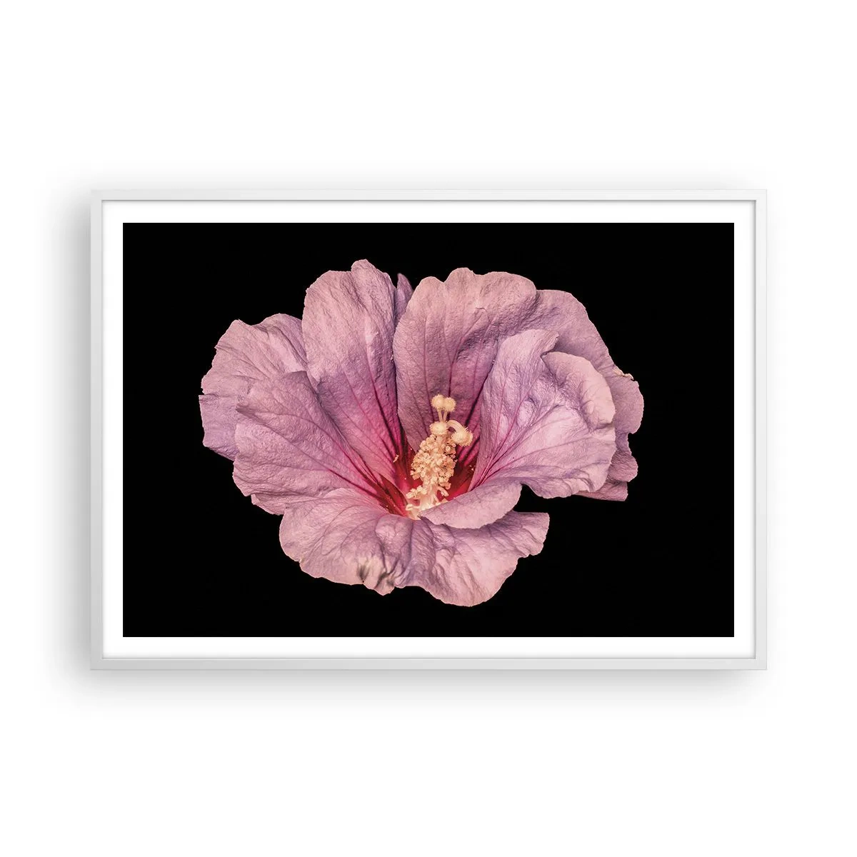 Poster in einem weißen Rahmen - Direkt ins Herz - 100x70 cm