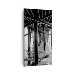 Bild auf Leinwand - Leinwandbild - Strandversteck - 65x120 cm