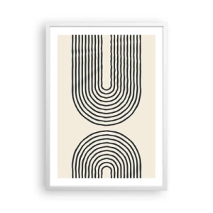 Poster in einem weißen Rahmen - In einem Moment ... - 50x70 cm