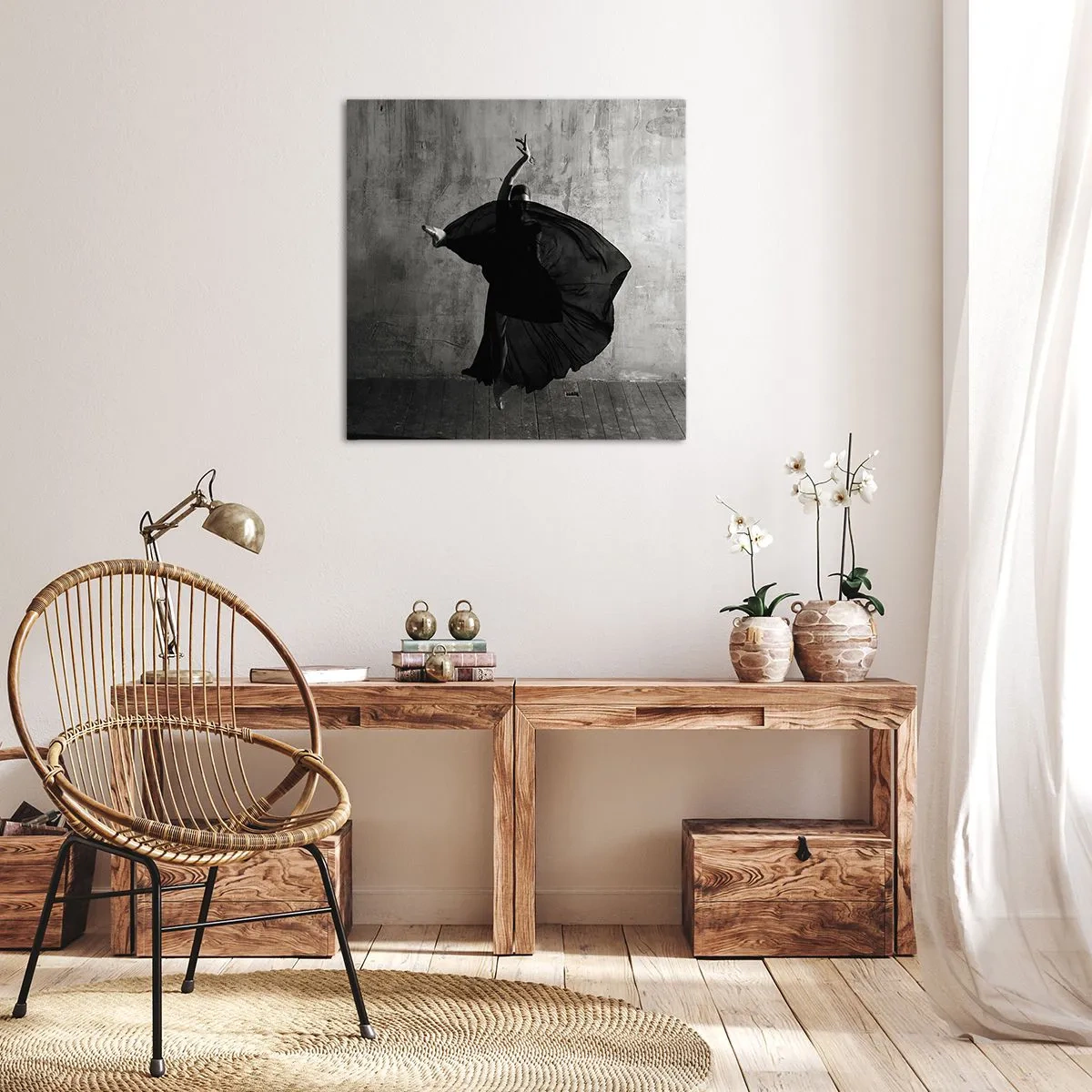 Bild auf Leinwand - Leinwandbild - Leidenschaftlicher Gürtel - 40x40 cm