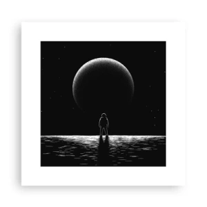 Poster - Angesicht zu Angesicht - 30x30 cm