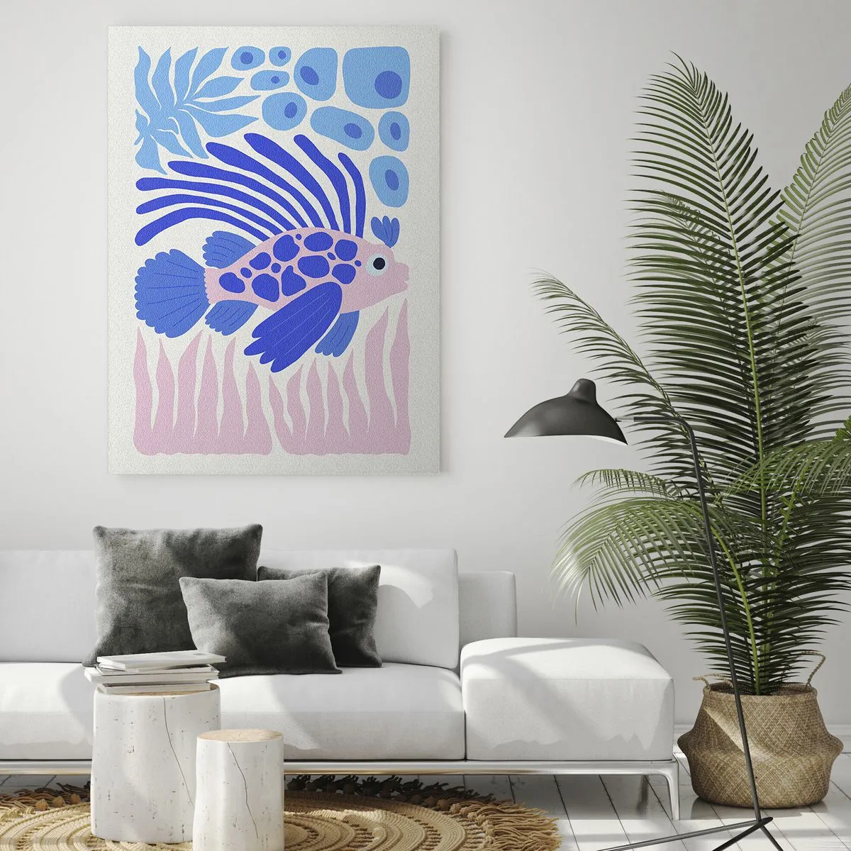 Glasbild - Bild auf glas - In seinem Fahrwasser - 80x120 cm