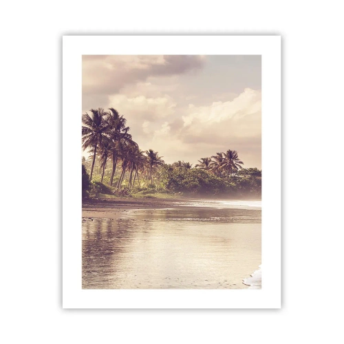 Poster - Die Liebkosung der Wellen - 40x50 cm