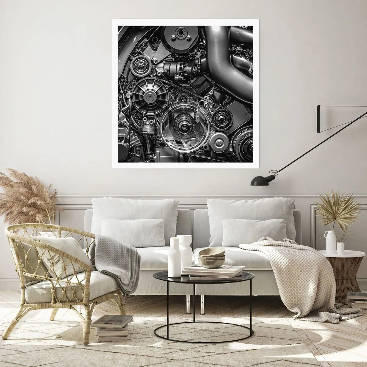 Poster - Die Poesie der Mechanik - 30x30 cm