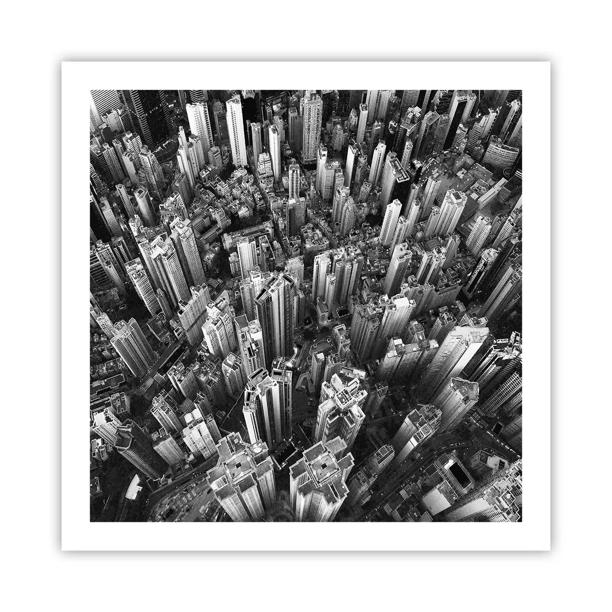 Poster - Immer höher und höher - 60x60 cm