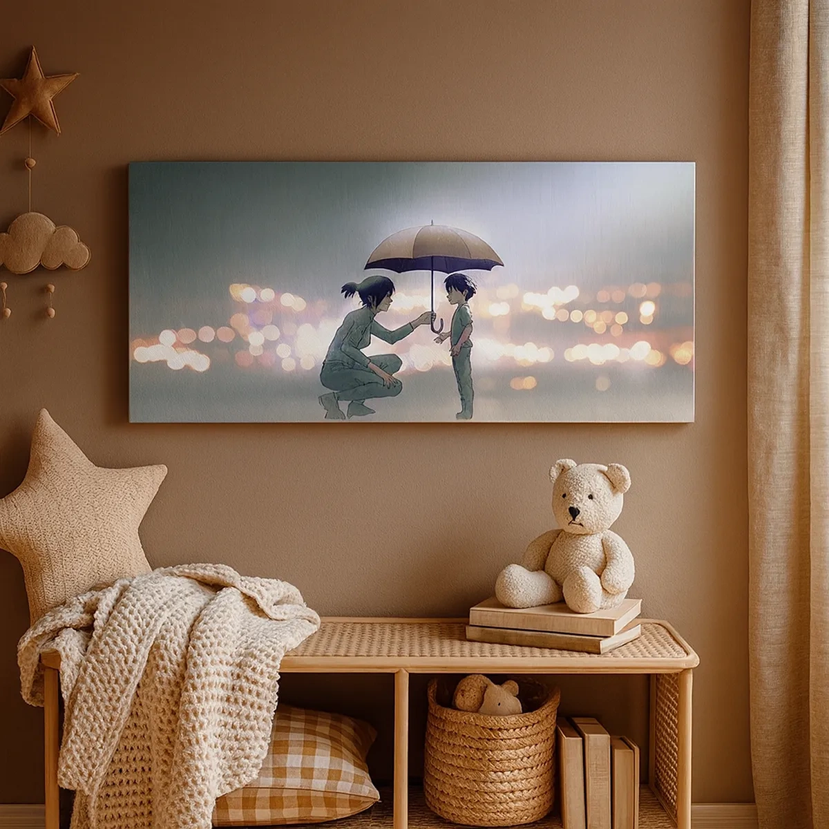 Bild auf Leinwand - Leinwandbild - Und jetzt ist alles in Ordnung - 30x30 cm