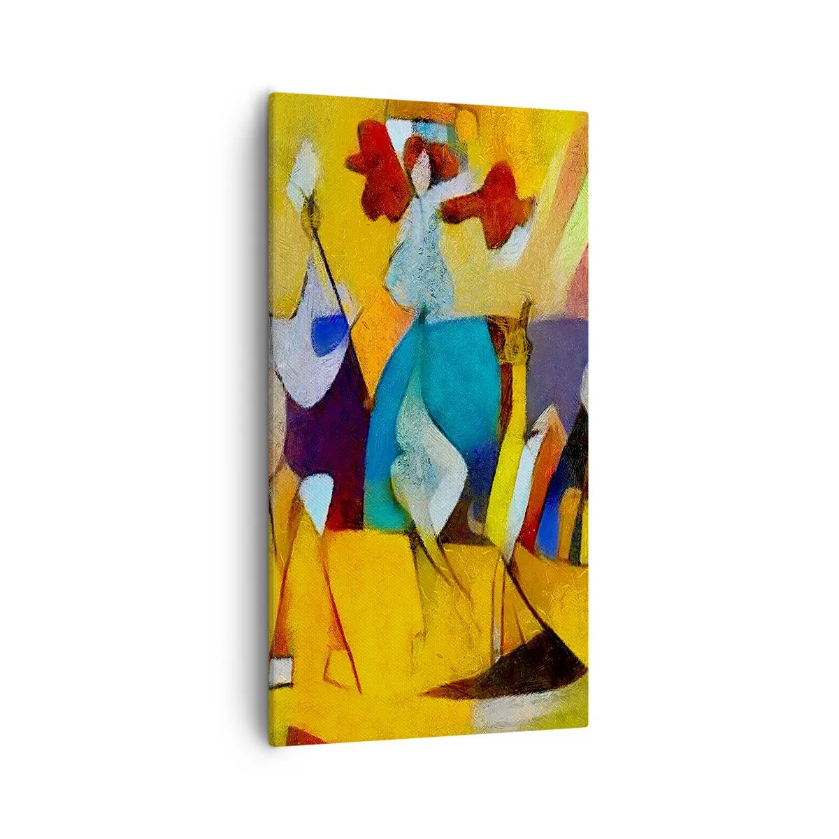 Bild auf Leinwand - Leinwandbild - Sonne - Leben - Freude - 55x100 cm