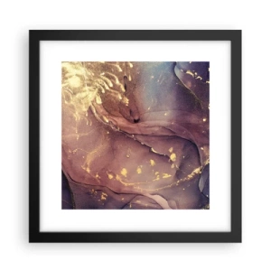 Poster in einem schwarzem Rahmen - Materie und Geist - 30x30 cm