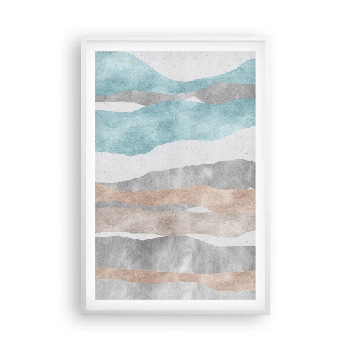 Poster in einem weißen Rahmen - Studie über Nähe - 61x91 cm