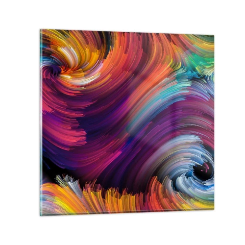 Glasbild - Bild auf glas - Der Beginn einer neuen Welt - 40x40 cm